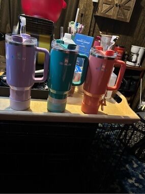 Stanley Travel Mugs Trio in Lavender, Teal, and Coral Target Exclusive Bundle